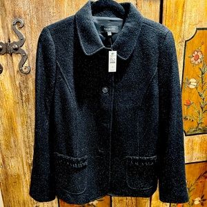 Talbots Black Lined Suit Jacket
